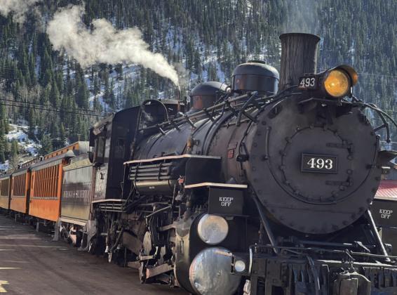 The Durango-Silverton Narrow Gauge Railroad finished its final run between to Silverton on October 29th. Photo courtesy of the Silverton Area Chamber of Commerce